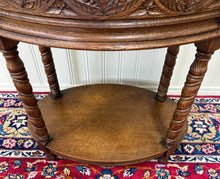 Load image into Gallery viewer, Antique French Oak Barley Twist Standing Planter Jardinière Liner c. 1930s