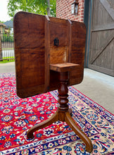 Load image into Gallery viewer, Antique English Table Pub Table Flip Top Table Oak James Purdey &amp; Sons