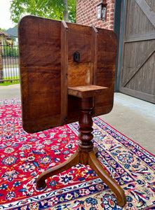 Antique English Table Pub Table Flip Top Table Oak James Purdey & Sons