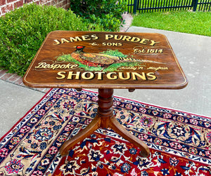 Antique English Table Pub Table Flip Top Table Oak James Purdey & Sons