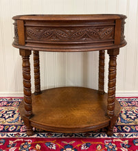 Load image into Gallery viewer, Antique French Oak Barley Twist Standing Planter Jardinière Liner c. 1930s