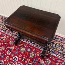 Load image into Gallery viewer, Antique French Oak Renaissance Revival Library Dolphin Table Desk c. 1880s