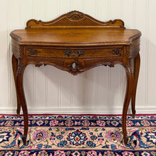 Load image into Gallery viewer, Antique French Oak Louis XV Style Entry Console or Hall Table with Drawer c.1930