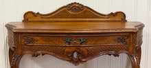 Load image into Gallery viewer, Antique French Oak Louis XV Style Entry Console or Hall Table with Drawer c.1930