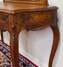 Load image into Gallery viewer, Antique French Oak Louis XV Style Entry Console or Hall Table with Drawer c.1930