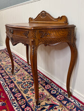 Load image into Gallery viewer, Antique French Oak Louis XV Style Entry Console or Hall Table with Drawer c.1930