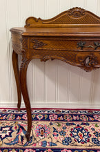 Load image into Gallery viewer, Antique French Oak Louis XV Style Entry Console or Hall Table with Drawer c.1930