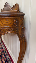 Load image into Gallery viewer, Antique French Oak Louis XV Style Entry Console or Hall Table with Drawer c.1930