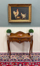 Load image into Gallery viewer, Antique French Oak Louis XV Style Entry Console or Hall Table with Drawer c.1930
