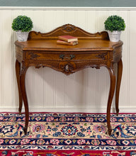 Load image into Gallery viewer, Antique French Oak Louis XV Style Entry Console or Hall Table with Drawer c.1930