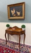 Load image into Gallery viewer, Antique French Oak Louis XV Style Entry Console or Hall Table with Drawer c.1930