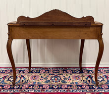 Load image into Gallery viewer, Antique French Oak Louis XV Style Entry Console or Hall Table with Drawer c.1930