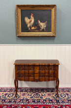 Load image into Gallery viewer, Antique French Chest of Drawers Console Serpentine Carved Walnut Louis XV c.1920