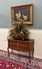 Load image into Gallery viewer, Antique French Chest of Drawers Console Serpentine Carved Walnut Louis XV c.1920