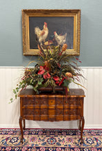 Load image into Gallery viewer, Antique French Chest of Drawers Console Serpentine Carved Walnut Louis XV c.1920