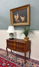 Load image into Gallery viewer, Antique French Chest of Drawers Console Serpentine Carved Walnut Louis XV c.1920