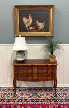 Load image into Gallery viewer, Antique French Chest of Drawers Console Serpentine Carved Walnut Louis XV c.1920