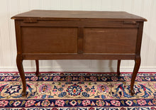 Load image into Gallery viewer, Antique French Chest of Drawers Console Serpentine Carved Walnut Louis XV c.1920