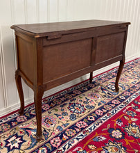 Load image into Gallery viewer, Antique French Chest of Drawers Console Serpentine Carved Walnut Louis XV c.1920