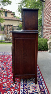 Antique French Buffet Sideboard Server Cupboard Panetiere Highly Carved Oak 19C