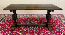 Load image into Gallery viewer, Antique English Jacobean Dining Table Breakfast Table Oak 6' Wide c.1920s-30s