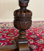 Load image into Gallery viewer, Antique English Jacobean Dining Table Breakfast Table Oak 6' Wide c.1920s-30s