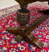 Load image into Gallery viewer, Antique English Jacobean Dining Table Breakfast Table Oak 6' Wide c.1920s-30s