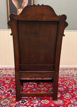 Load image into Gallery viewer, Antique Pair of English Carved Oak Wainscot Highbacked Armchairs c. 1900-1920