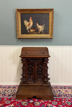 Load image into Gallery viewer, Antique French Gothic Renaissance Prie Dieu Prayer Kneeler Prayer Bench 19thC