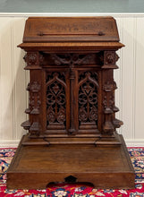 Load image into Gallery viewer, Antique French Gothic Renaissance Prie Dieu Prayer Kneeler Prayer Bench 19thC