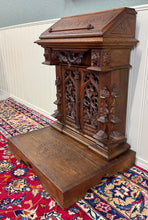 Load image into Gallery viewer, Antique French Gothic Renaissance Prie Dieu Prayer Kneeler Prayer Bench 19thC