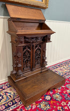 Load image into Gallery viewer, Antique French Gothic Renaissance Prie Dieu Prayer Kneeler Prayer Bench 19thC