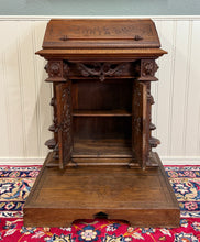 Load image into Gallery viewer, Antique French Gothic Renaissance Prie Dieu Prayer Kneeler Prayer Bench 19thC