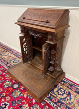 Load image into Gallery viewer, Antique French Gothic Renaissance Prie Dieu Prayer Kneeler Prayer Bench 19thC