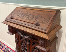 Load image into Gallery viewer, Antique French Gothic Renaissance Prie Dieu Prayer Kneeler Prayer Bench 19thC