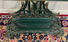Load image into Gallery viewer, Antique English Gilt &amp; Painted Cast Iron Umbrella Stick Cane Stand