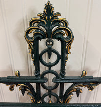 Load image into Gallery viewer, Antique English Gilt &amp; Painted Cast Iron Umbrella Stick Cane Stand