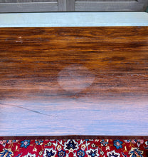 Load image into Gallery viewer, Antique French Dining Table Breakfast Table Barley Twist Dark Oak Drawers 1930s