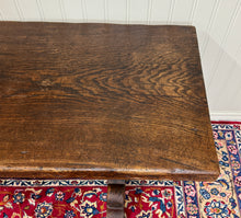 Load image into Gallery viewer, Antique French Country Farm Dining Table Farmhouse Trestle Base Oak early 19th c
