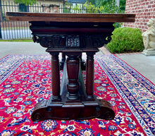 Load image into Gallery viewer, Antique French Dining Table Draw Leaf Altar Table Carved Oak SUPERB Mid-19th C