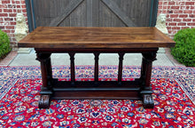 Load image into Gallery viewer, Antique French Dining Table Draw Leaf Altar Table Carved Oak SUPERB Mid-19th C