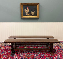Load image into Gallery viewer, Antique French Farmhouse Benches Banquette Seating Pair Window Seats