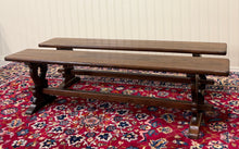Load image into Gallery viewer, Antique French Farmhouse Benches Banquette Seating Pair Window Seats