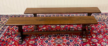 Load image into Gallery viewer, Antique French Farmhouse Benches Banquette Seating Pair Window Seats