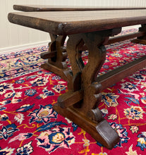 Load image into Gallery viewer, Antique French Farmhouse Benches Banquette Seating Pair Window Seats
