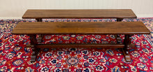 Load image into Gallery viewer, Antique French Farmhouse Benches Banquette Seating Pair Window Seats