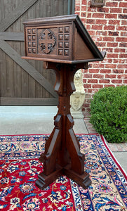 Antique English Oak Christian Gothic Lectern Bible Stand Oak 19th C