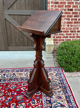 Load image into Gallery viewer, Antique English Oak Christian Gothic Lectern Bible Stand Oak 19th C