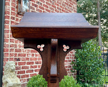 Load image into Gallery viewer, Antique English Oak Christian Gothic Lectern Bible Stand Oak 19th C