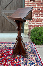 Load image into Gallery viewer, Antique English Oak Christian Gothic Lectern Bible Stand Oak 19th C